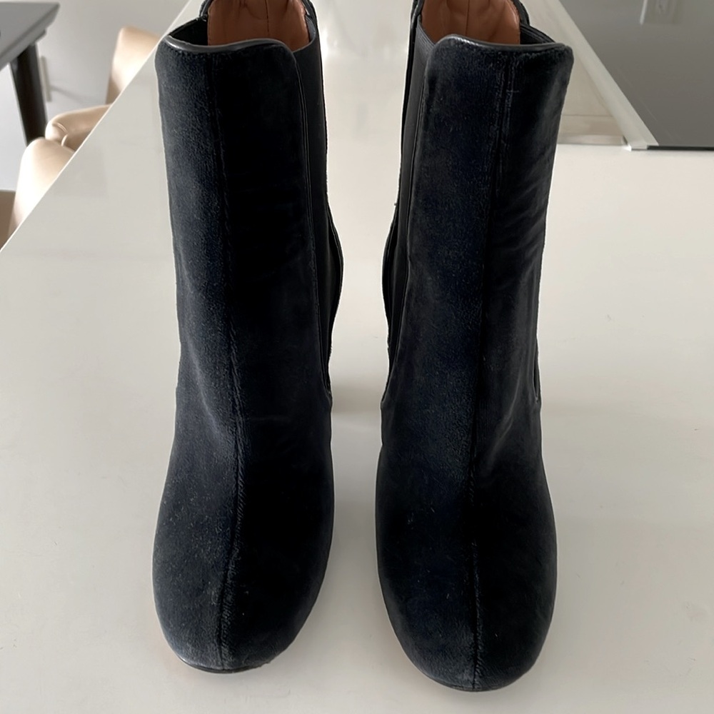 Missoni Black Velvet Ankle Boots - Picture 6 of 12